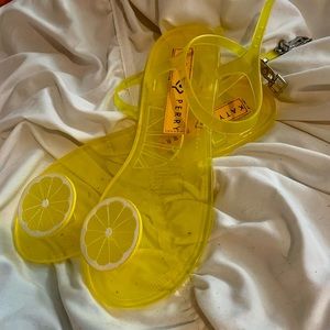 | Katy Perry lemon jelly sandals |